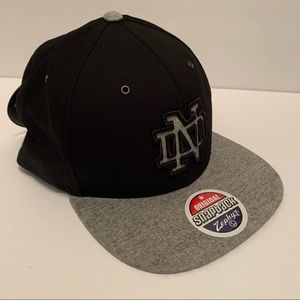 Norte dam SnapBack hat zephyr headwear